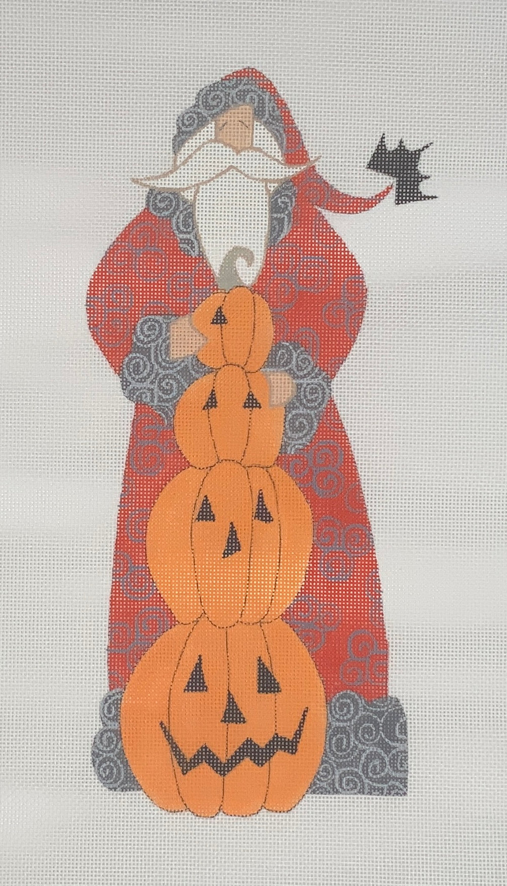 The Smiling Pumpkin Santa