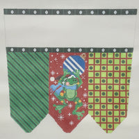 Stocking Cuff: Frog with Ornament