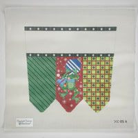 Stocking Cuff: Frog with Ornament