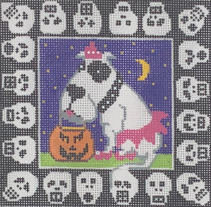 Dog & Skulls