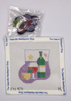Stuffed Mini Sock: Wine w/ Grapes
