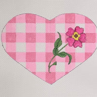 Gingham Heart with stitch guide