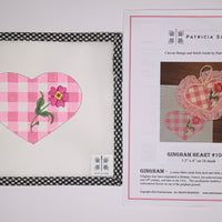 Gingham Heart with stitch guide