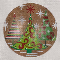 Christmas Tree Round
