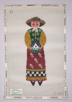 Brown/Gold Birdhouse Lady
