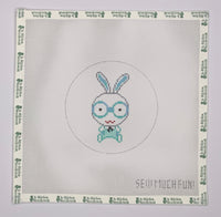 Round Bunny with stitch guide
