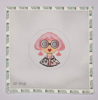 Pink Lady Round with stitch guide
