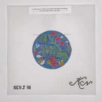 Folk Art Flowers Round