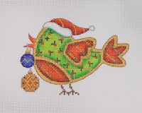 Christmas Sweetie Tweetie - Santa Hat with Ornaments
