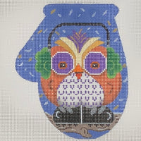 Christmas Mitt - Owl w/ Muffs
