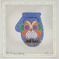 Christmas Mitt - Owl w/ Muffs