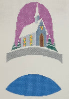 Dimensional Bell - Church with stitch guide
