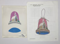 Dimensional Bell - Church with stitch guide
