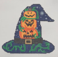 Three Pumpkins Witch's Hat
