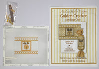 Jingle Bell Golden Cracker with stitch guide & embellishments
