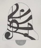 Black and White Music Bell
