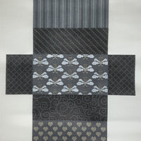 Black & Grey Bees & Hearts Brick Bag (Purse)