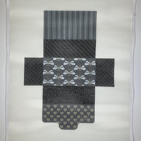 Black & Grey Bees & Hearts Brick Bag (Purse)