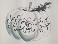 Elegant Pumpkin/Feather
