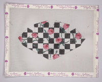 Checkered Floral Strawberry on 13M
