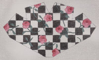 Checkered Floral Strawberry on 13M
