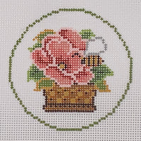 Christmas Rose with Bee
