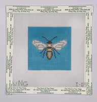 Bee on Blue Insert
