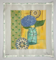 Vintage Glass Floral II Vertical
