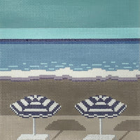 Niece in Nice Beach Umbrellas