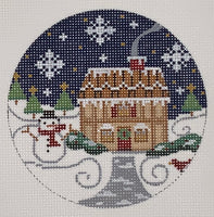 Brown House Ornament
