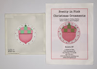 Pretty in Pink - Acorn with stitch guide
