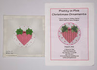 Pretty in Pink - Heart with stitch guide
