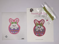 Peeking Bunny with stitch guide
