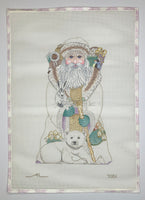White Arctic Santa 15"
