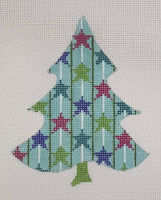 Twirly Whirly Stars Tree with stitch guide
