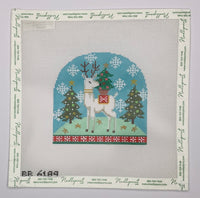 Snowdome - Reindeer with Tree
