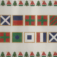 Nautical Flags Merry Christmas