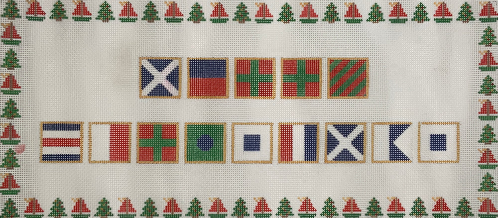Nautical Flags Merry Christmas