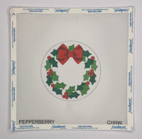 Christmas Monogram Wreath (print)
