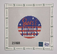 Stars & Stripes Round (print)
