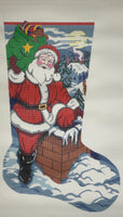 Up on the Rooftop Stocking
