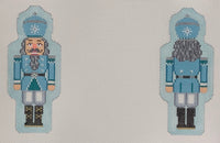 Double-Sided Nutcracker Ornament - Light Blue

