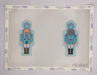 Double-Sided Nutcracker Ornament - Light Blue
