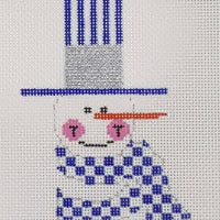 Stovepipe Snowman with stitch guide