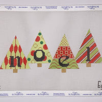 Christmas Trees 'Noel' - red & green