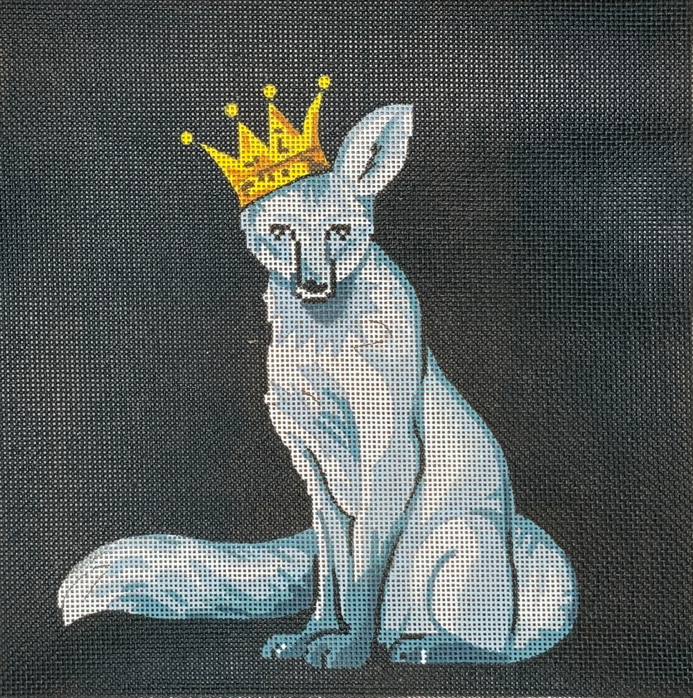 White Fox with Crown