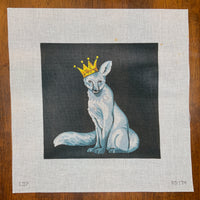 White Fox with Crown