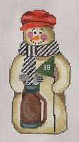 Golfing Snowman
