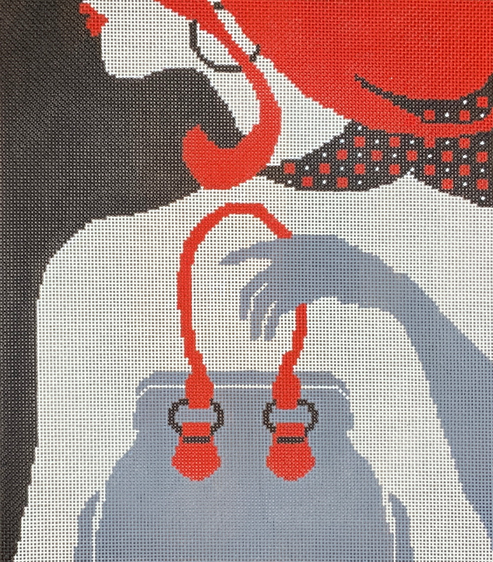 Woman with Purse