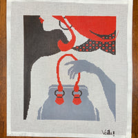 Woman with Purse